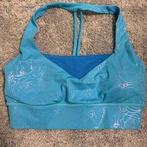 Crowned Athletics Beauty Sleep Blue Rose Sports Bra